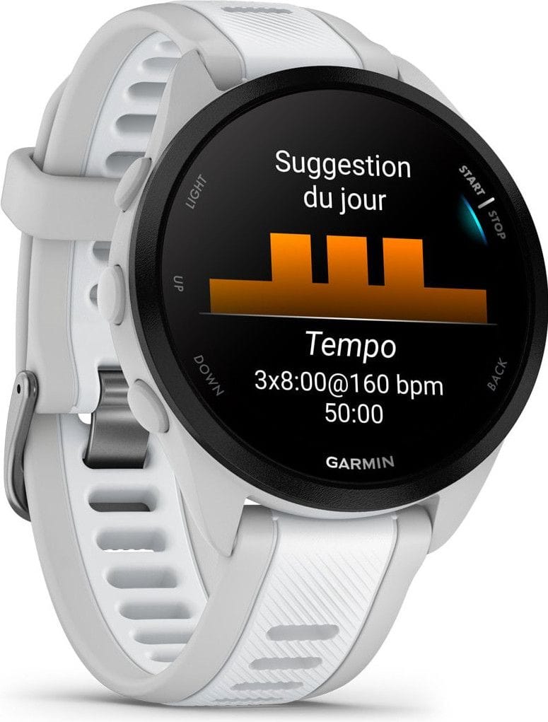 Forerunner 165 Gris Mist Blanc Whitestone