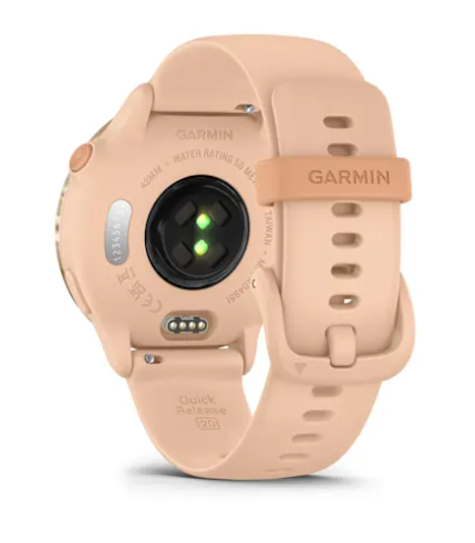 vívoactive® 6 Metallic Pink Dawn avec bracelet rose pêche