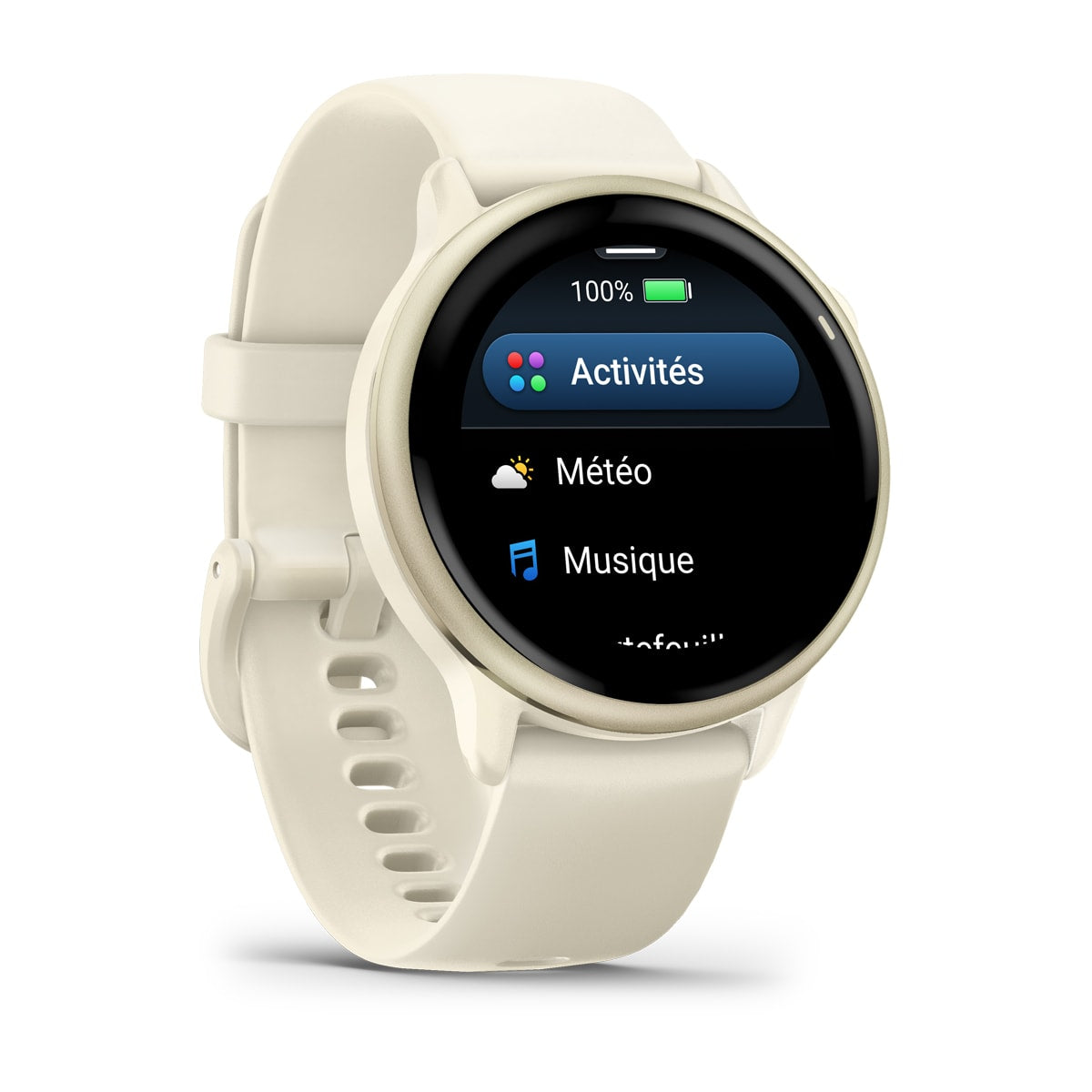 vívoactive® 6 Lunar Gold avec bracelet ivoire