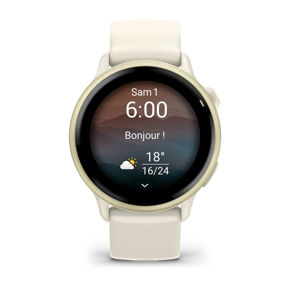 vívoactive® 6 Lunar Gold avec bracelet ivoire