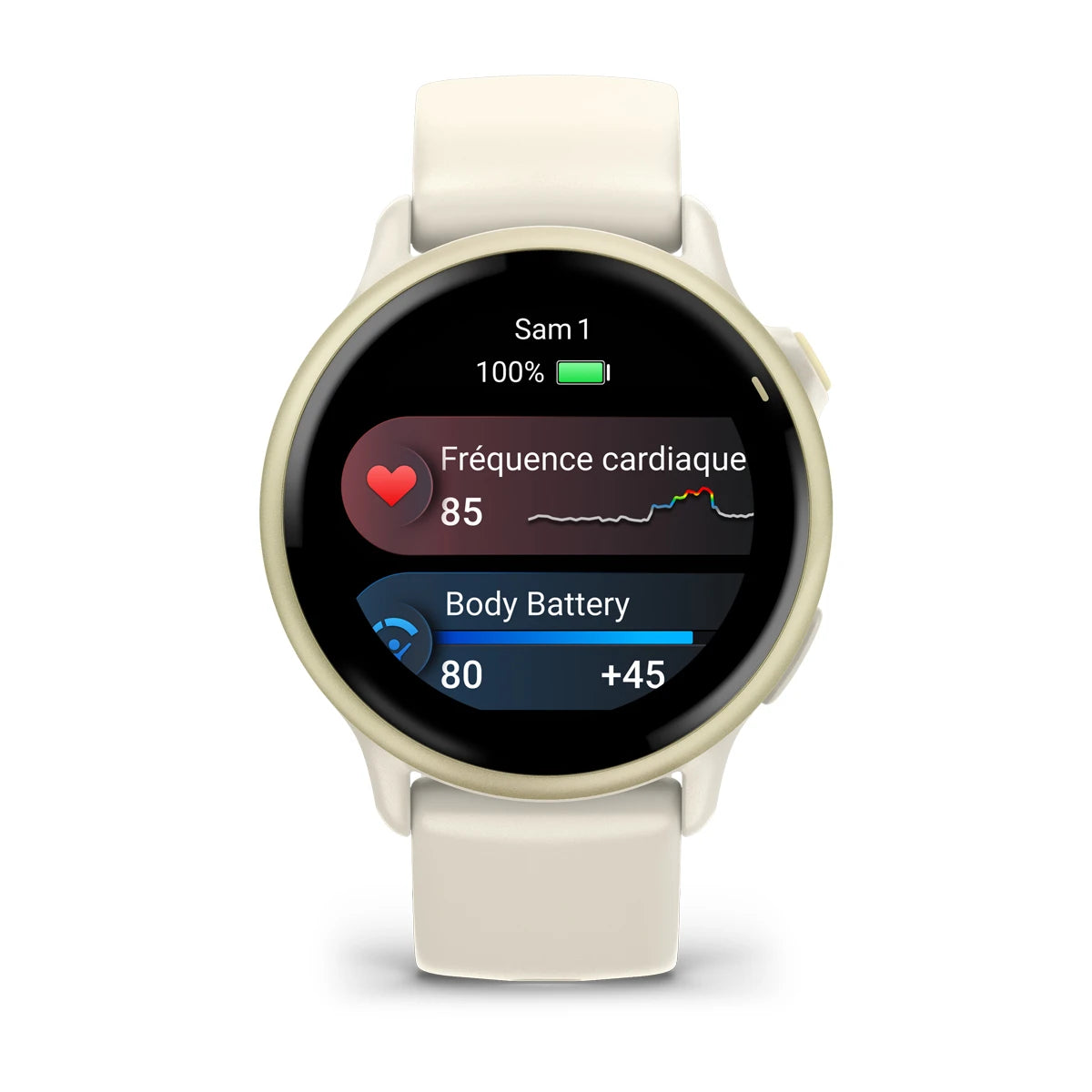 vívoactive® 6 Lunar Gold avec bracelet ivoire
