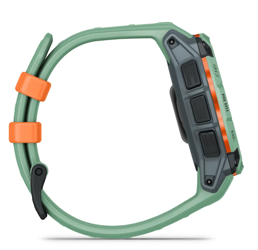 Garmin INSTINCT 3 45 mm, AMOLED Vert d'eau avec bracelet vert d'eau
