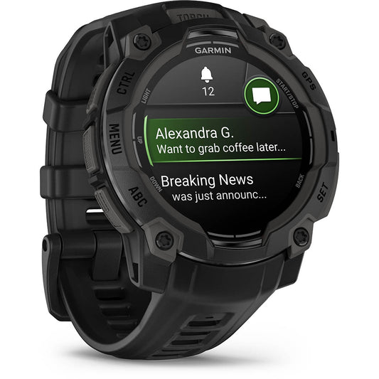 Garmin Instinct® 3 – 45 mm, AMOLED, 45 mm Noire