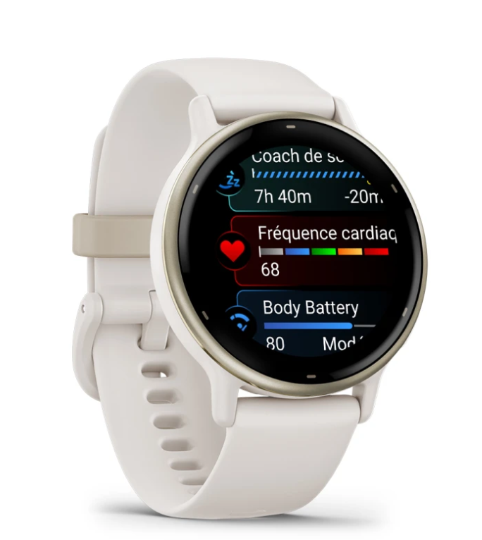 vívoactive® 6 Lunar Gold avec bracelet ivoire