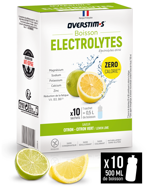 BOISSON ÉLECTROLYTES (ZÉRO CALORIE)