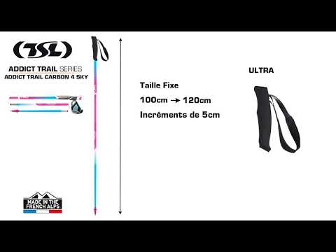 BÂTONS TRAIL ADDICT TRAIL CARBON 4 CORK