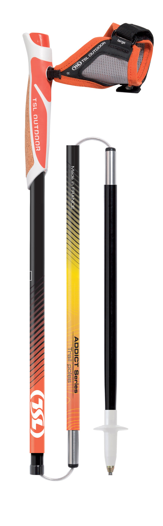 BÂTONS TRAIL ADDICT TRAIL CARBON 4 CORK