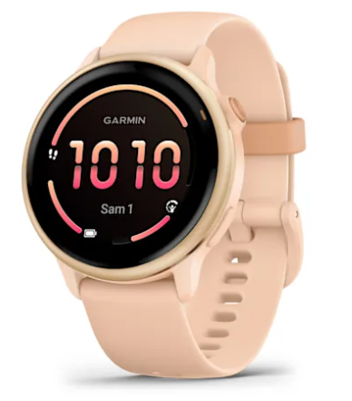 vívoactive® 6 Metallic Pink Dawn avec bracelet rose pêche