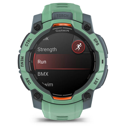 Garmin Instinct® 3 – 45 mm, AMOLED, 45 mm Vert d'eau