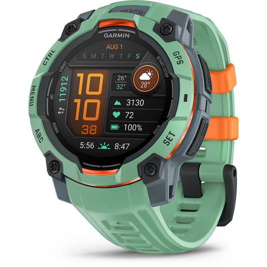Garmin Instinct® 3 – 45 mm, AMOLED, 45 mm Vert d'eau