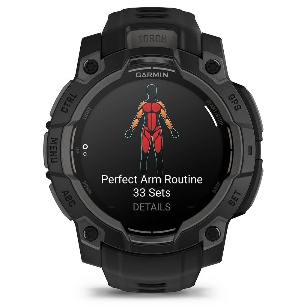 Garmin Instinct® 3 – 45 mm, AMOLED, 45 mm Noire