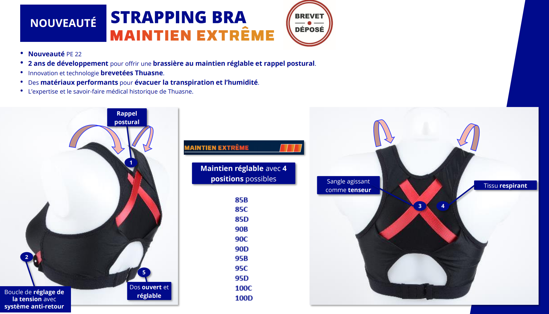 Thuasne BRASSIERE Strapping – Running 87