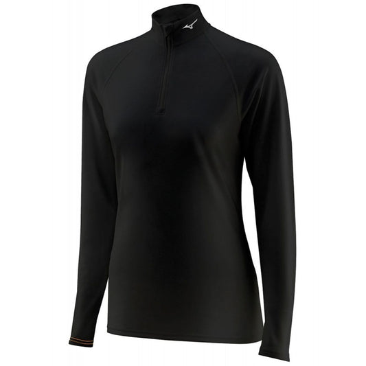 MIZUNO BREATH THERMO MID WEIGHT H/Z NOIR Sous Vêtement Technique